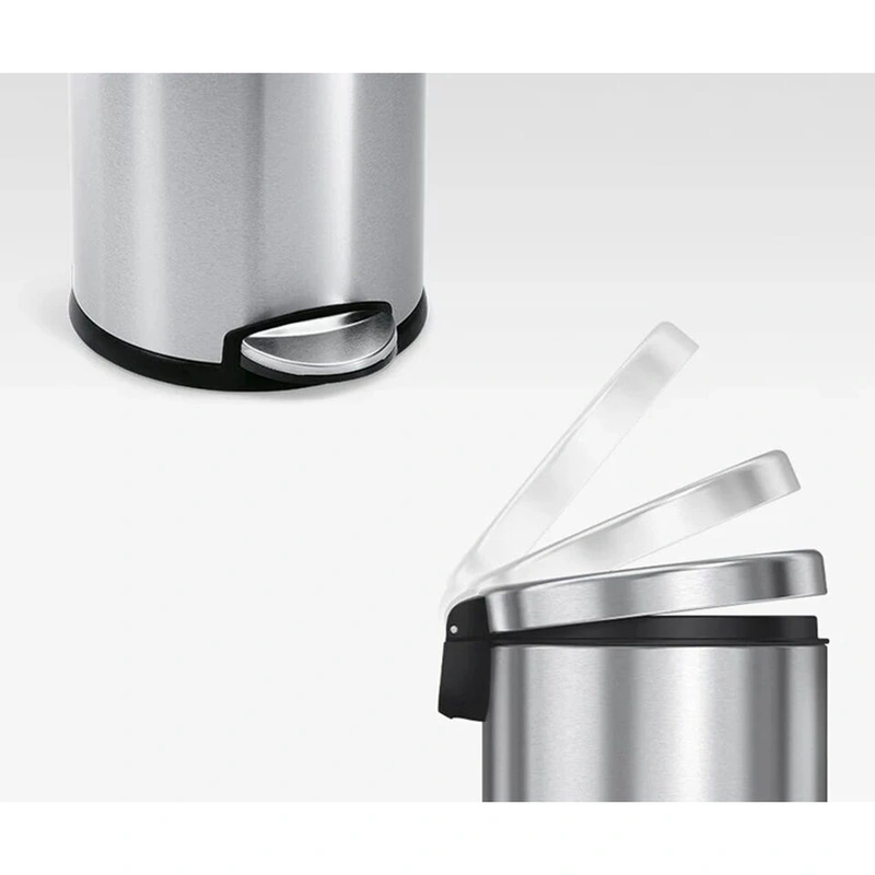 Simplehuman - Kosz na śmieci pedałowy 4,5l - szczotkowana stal