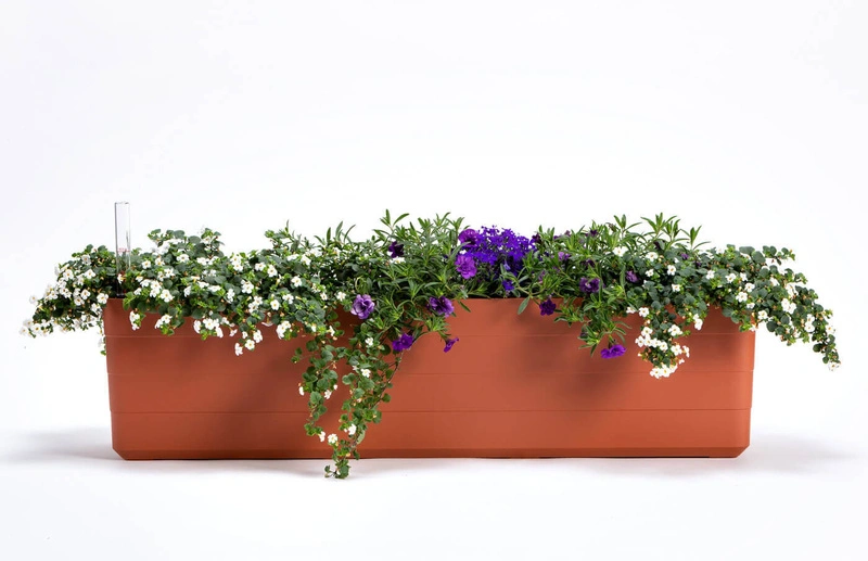 Urbalive - BERBERIS Donica samonawadniająca prostokątna 80 x 20 cm, cynamonowy
