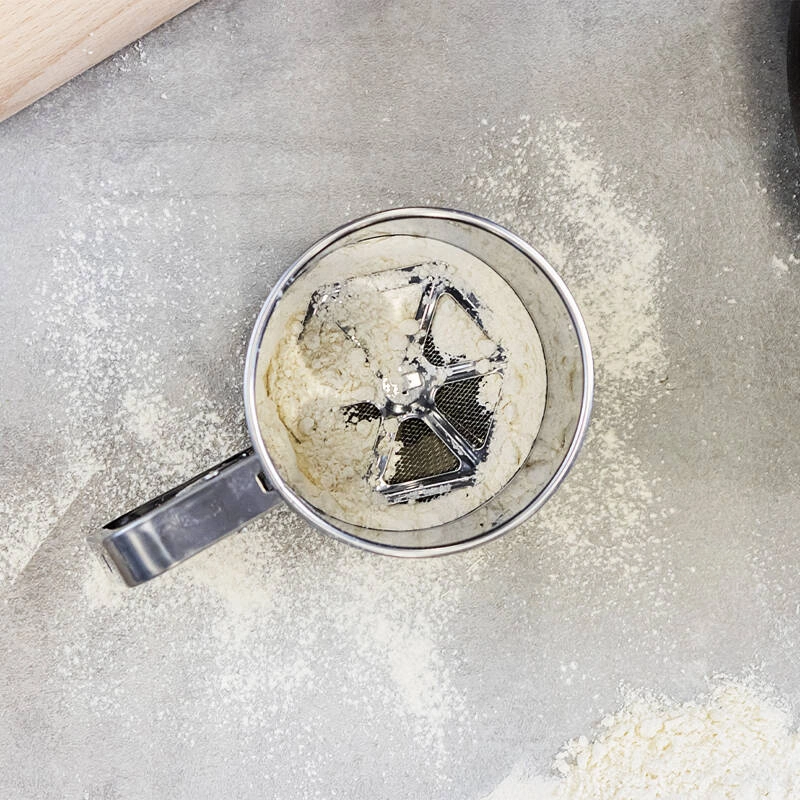 KitchenCraft - KitchenCraft sitko do przesiewania mąki ze stali nierdzewnej