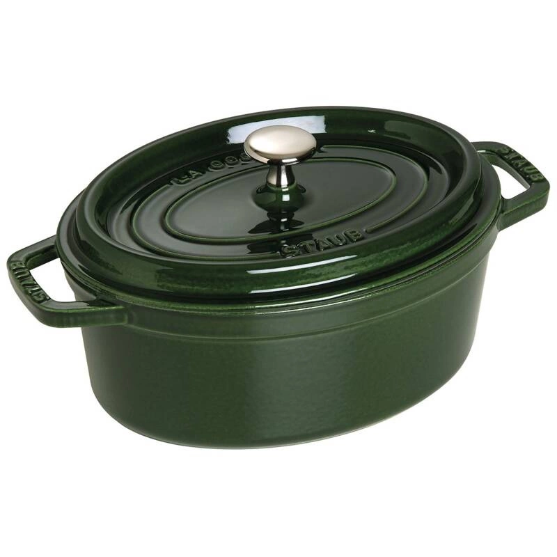 Staub - garnek żeliwny owalny 2.35 l, zielony