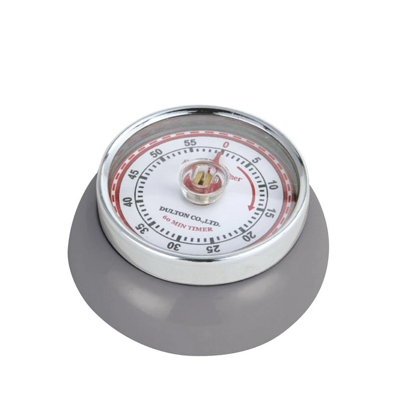 Zassenhaus - timer mechaniczny, śred. 7x3 cm, szary Speed