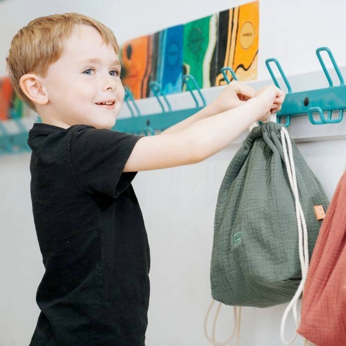 Monbento - Lunchbag plecaczek Buddy, Green Natural