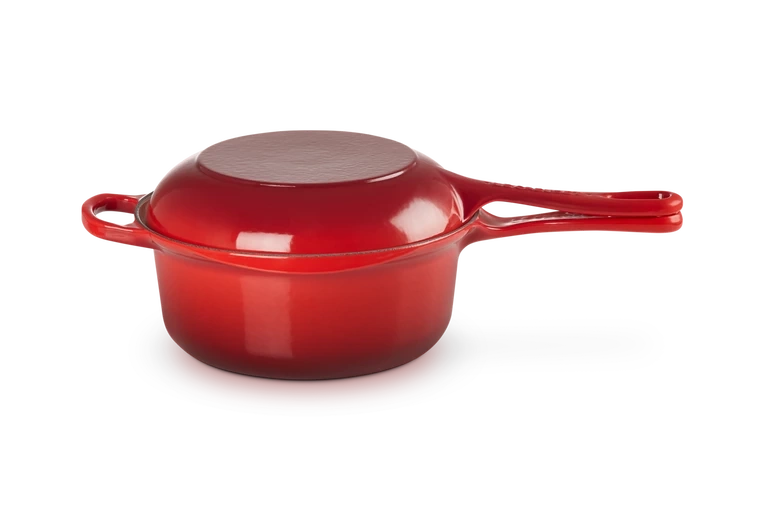 Le Creuset - Garnek Marmitout 2w1 22 cm 2,3 l wiśniowy