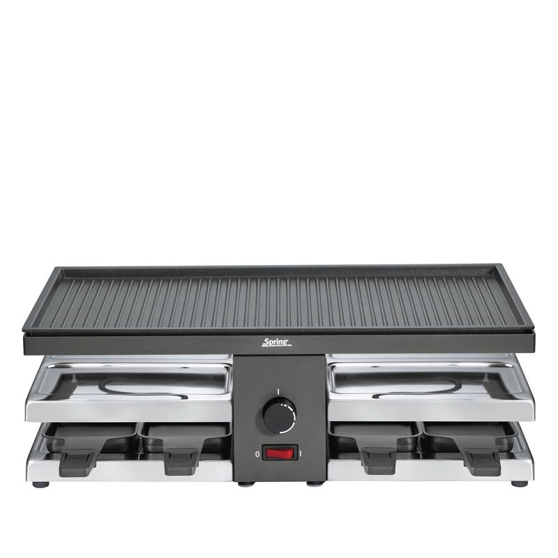 Spring - raclette/grill stołowy, dla 8 os., 47 x 24 x 15,5 cm RACLETTE8 FUN