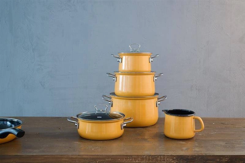 Riess - Riess- Zestaw garnków 5cz. Orange