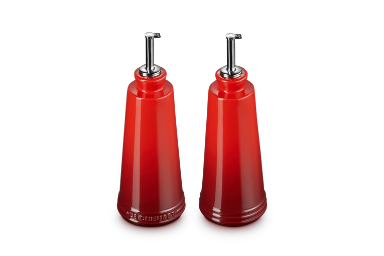 Le Creuset - Zestaw do oliwy i octu 300ml Wiśniowy
