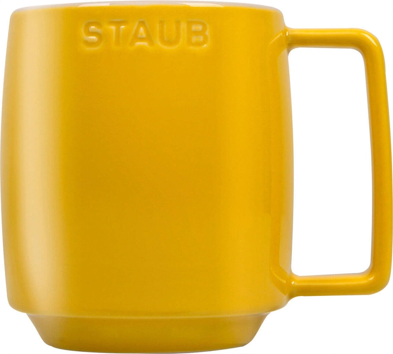 Staub - SERVING Kubek ceramiczny - Żółty, 350 ml