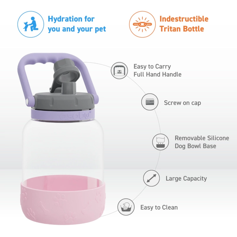 Asobu - Butelka THE BARKELY PINK, 1,48L