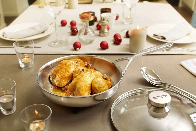 Demeyere - patelnia płytka 24 cm Multiline