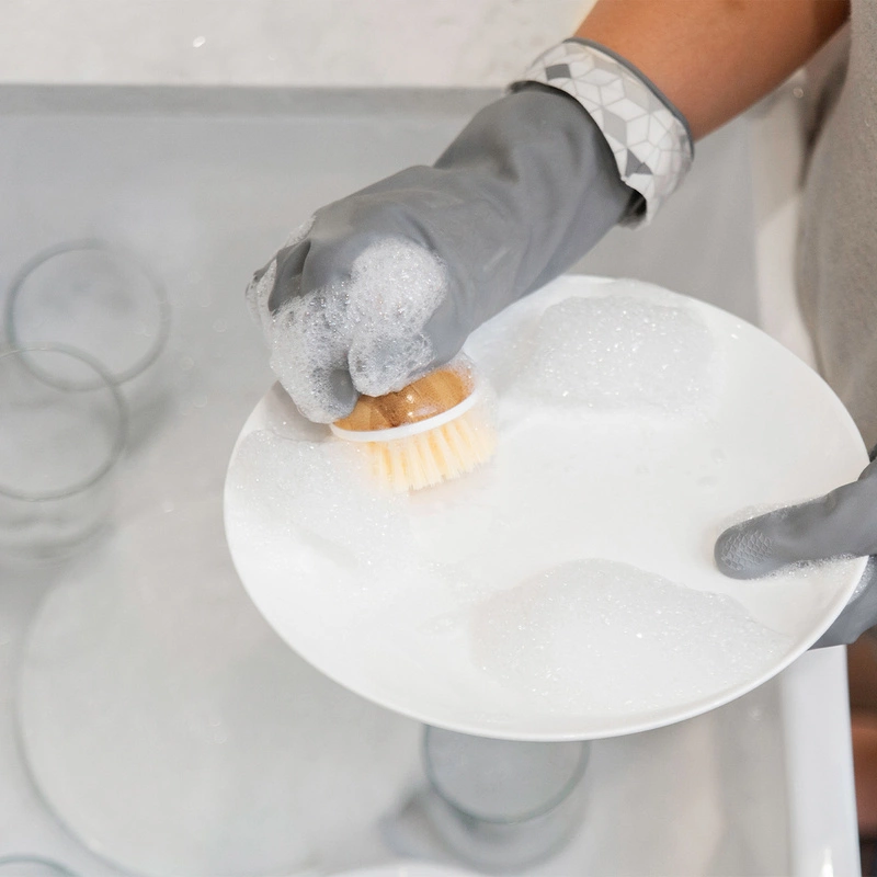 Full Circle - Szczotka do naczyń z pojemnikiem Bubble Up Set