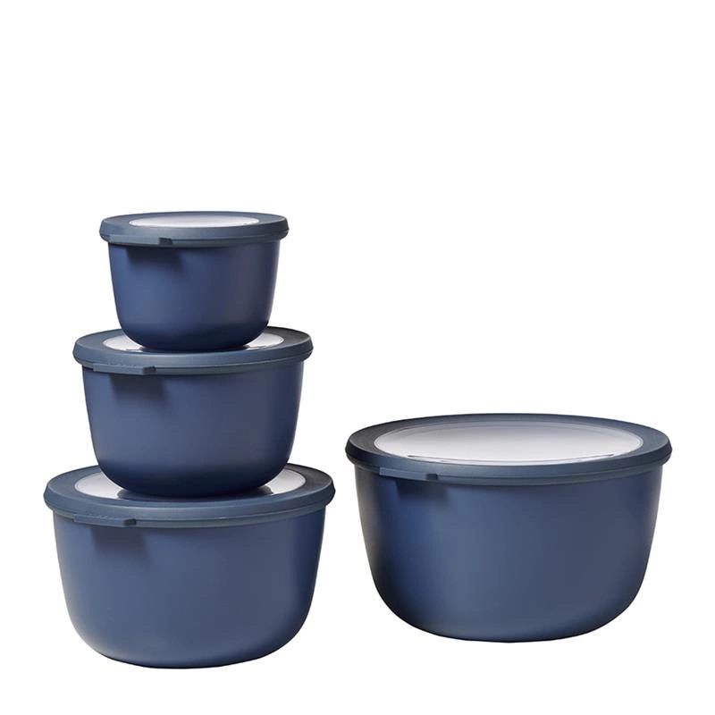 Mepal - Zestaw 4 misek Cirqula okrągła 500 1000 2000 3000 denim