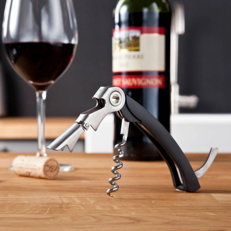 VACU VIN - Korkociąg kelnera czarnyczarny