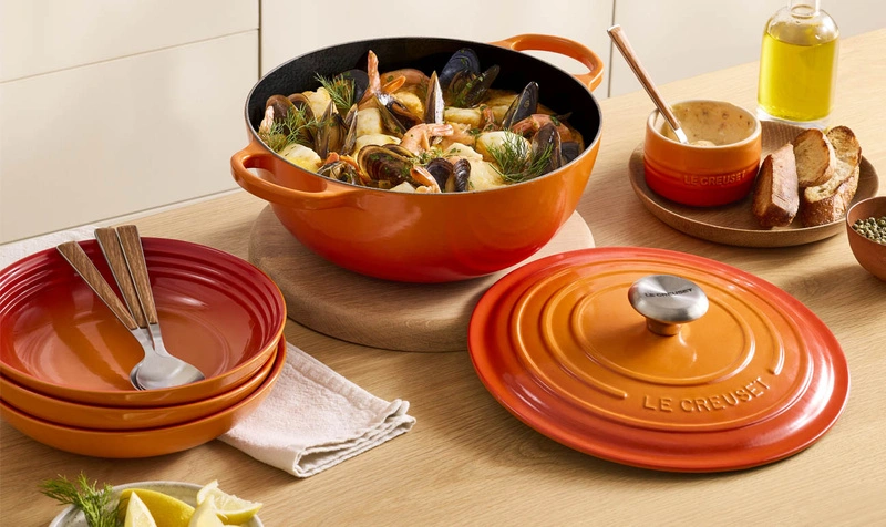 Le Creuset - La Marmite garnek żeliwny rodzinny płomienny 28 cm