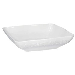 La Porcellana Bianca - zestaw 6 misek kwadratowych płytkich 22 cm Florentina