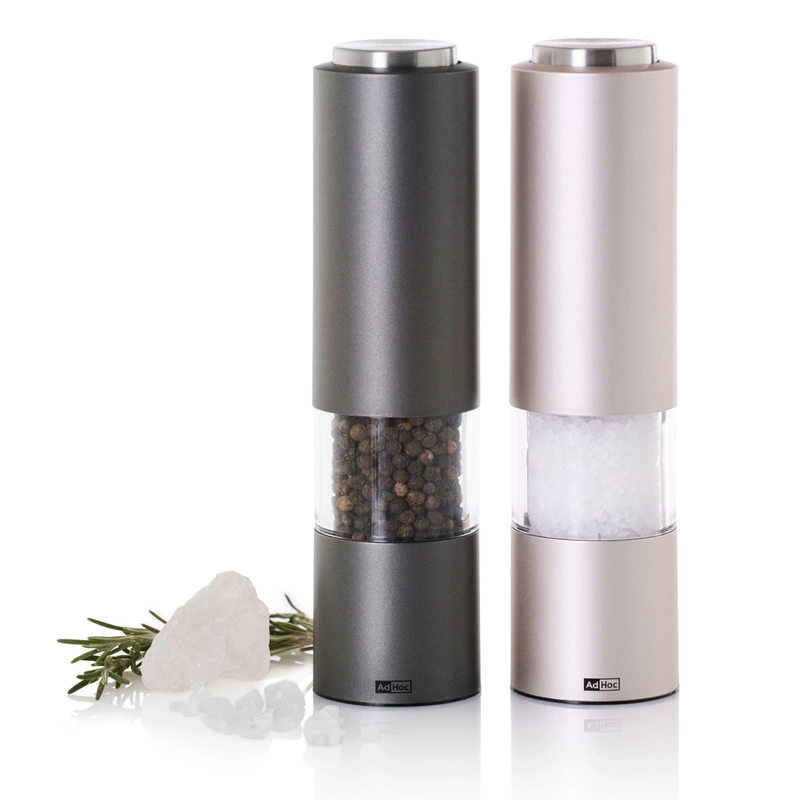 AdHoc - Młynek elektryczny do pieprzu lub soli eMill.3, jasnoszary