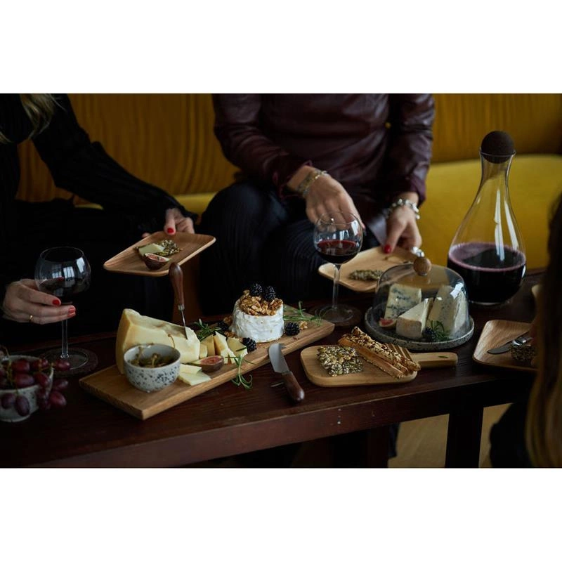 Sagaform - zestaw 3 noży do sera, drewno wenge/stal nierdzewna Astrid