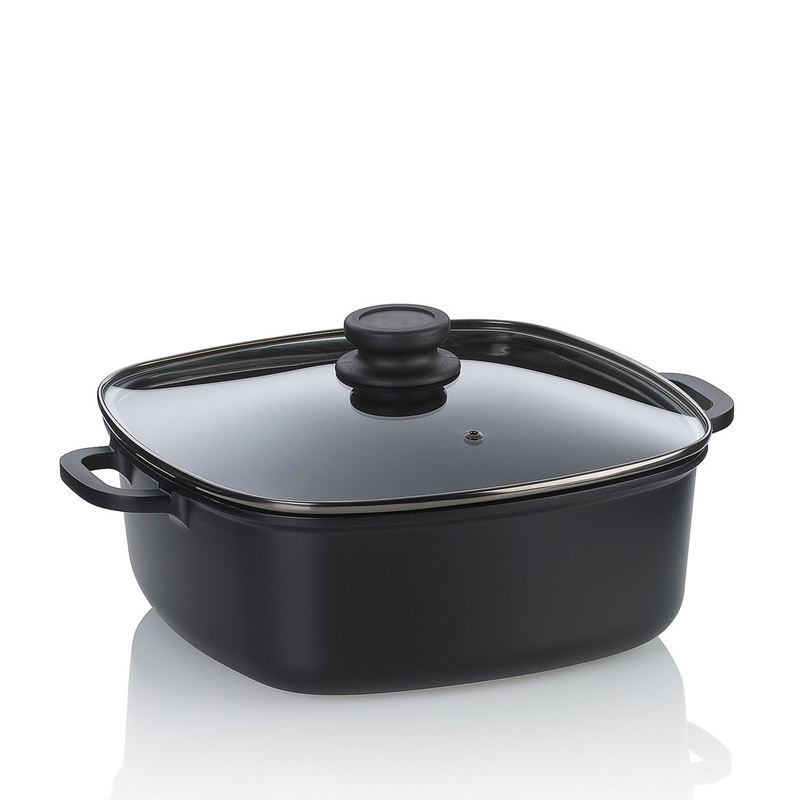 Kela - Naczynie ceramiczne kwadratowe+pokr. 6l Atura