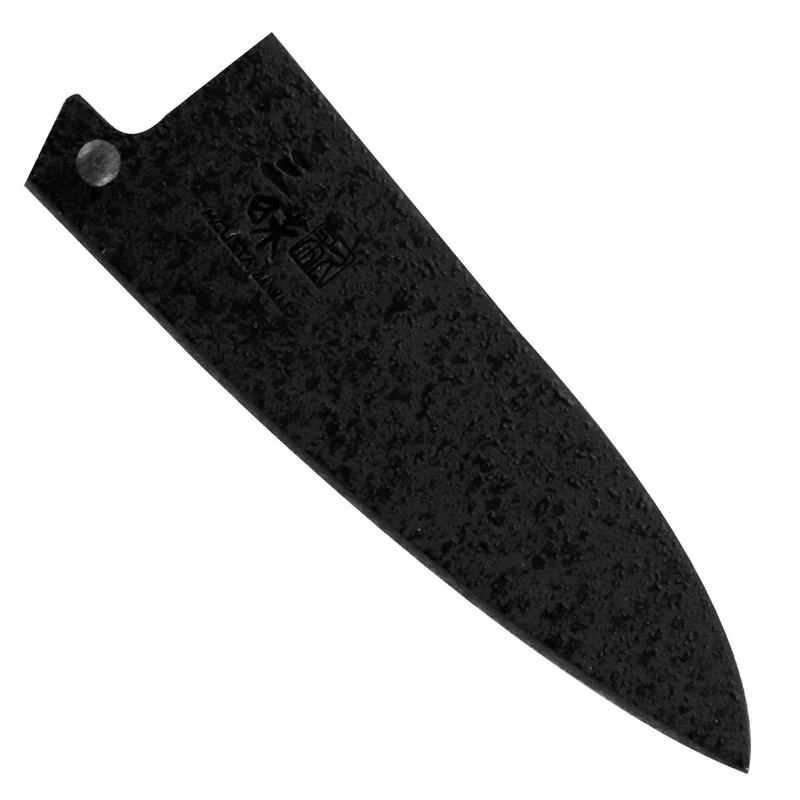 Mcusta - Drewniana Saya Black ochraniacz na nóż do obierania 9 cm
