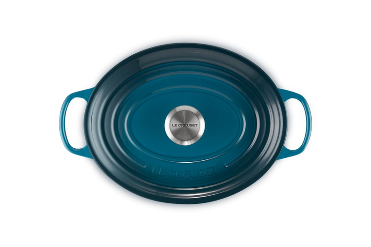 Le Creuset - brytfanna żeliwna Signature 29 cm 4,7 l deep teal