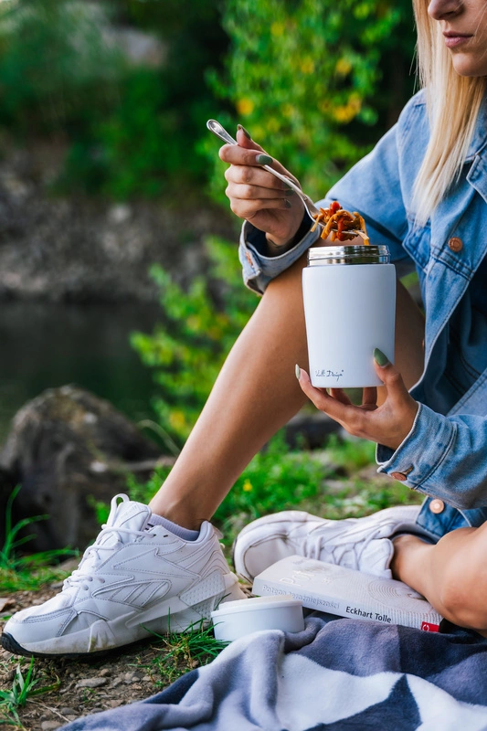 Vialli Design - Termos obiadowy 500ml FUORI biały