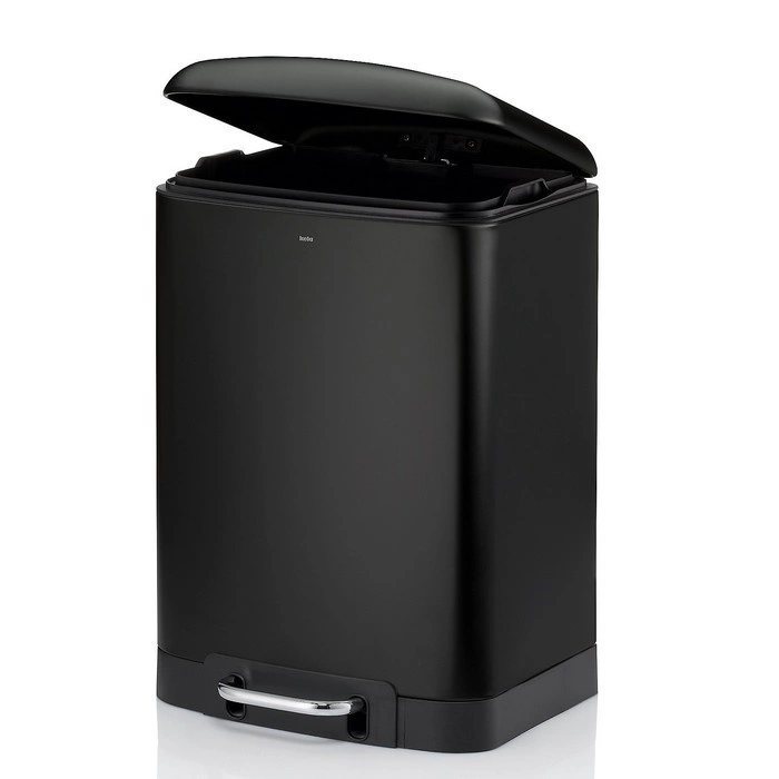 Kela - Kosz na śmieci 12 l czarny Davino