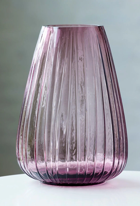 Bitz - Wazon Kusintha 22 cm Pink Glass