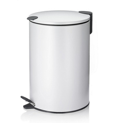 Kela - Kosz na śmieci 12 l biały Mats