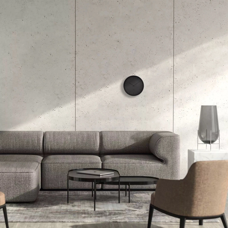 Huygens – zegar Tone 25 black index