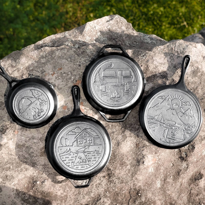 Lodge - Patelnia żeliwna do naleśników 26 cm MOUNTAIN Wanderlust