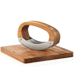 AdHoc - Nóż do krojenia z desk?
RoccaVerde, drewno akacja, s/s