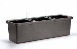 Urbalive - BERBERIS TRIO Donica samonawadniająca 117 x 39 cm, szary