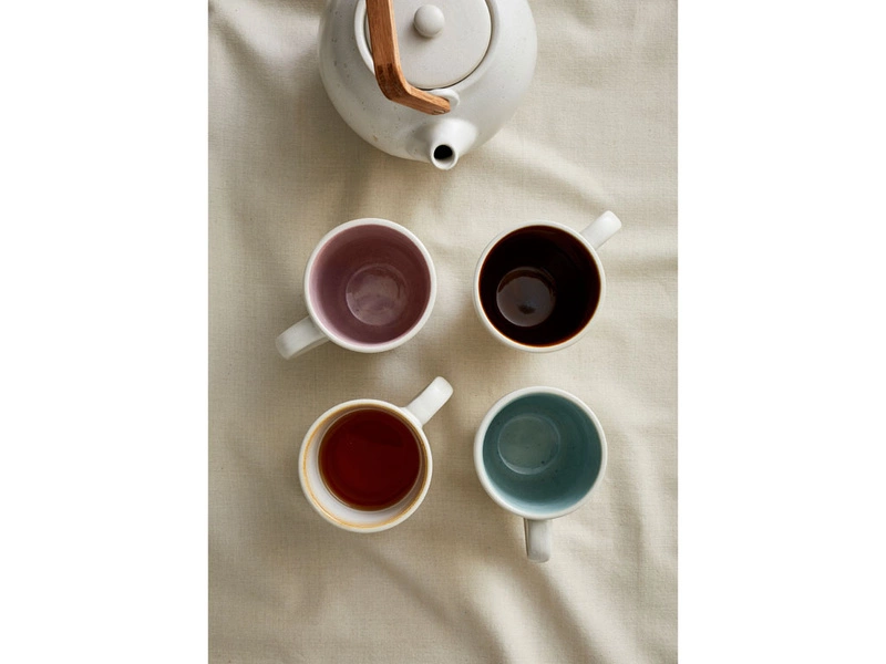 Bitz - Zestaw kubków 300ml 4szt. Wood/Ocean Stoneware