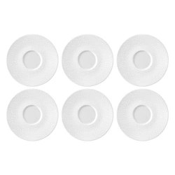 Seltmann - LIFE FASHION LUXURY WHITE Zestaw 6 spodków 16.5 cm