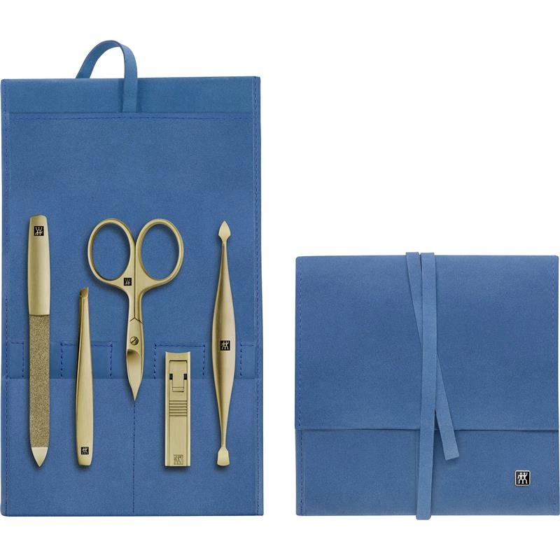 Zwilling - zestaw do manicure - niebieskie etui, 5 elementów Twinox