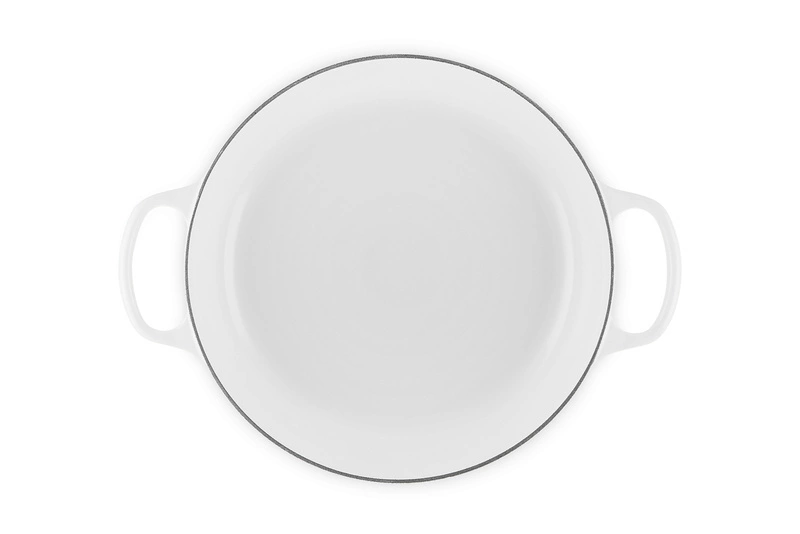 Le Creuset - garnek gourmet profesjonalny 30 cm 3,5 l biały