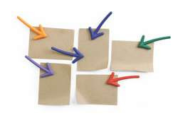Qualy - Magnesy strzałki Arrow kolorowe