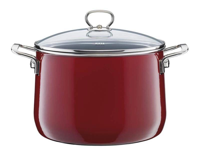 Riess - Zestaw garnków 5cz. Rosso emaliowany