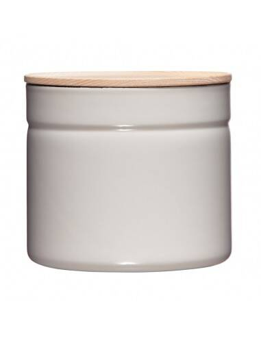 Riess - Pojemnik kuchenny z drewnianą pokrywą 1,3l Light Grey