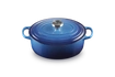 Le Creuset - brytfanna żeliwna emaliowana Signature 33 cm 7,5 l azure