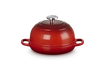 Le Creuset - garnek żeliwny do pieczenia chleba wiśniowy