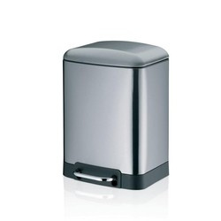 Kela - Kosz stalowy na śmieci 6 l stal-mat Davino