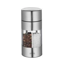 Kuchenprofi - podwójny młynek do pieprzu i soli, śred. 6x14 cm Trattoria