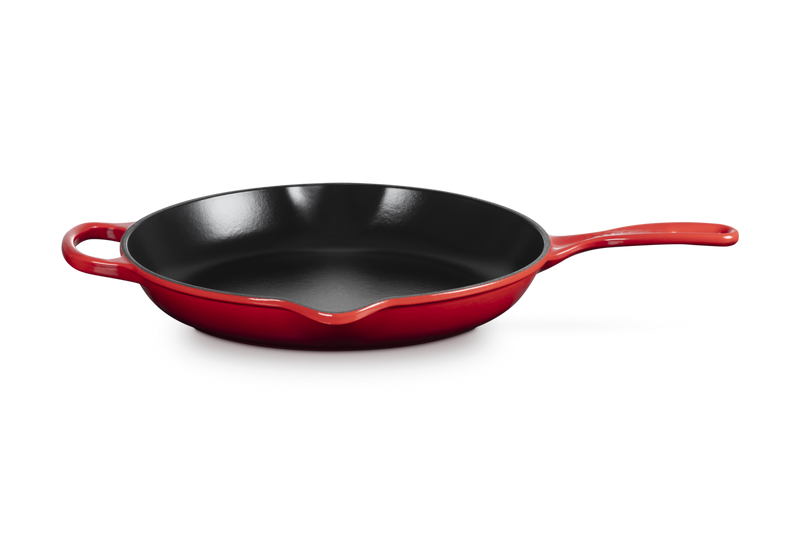 Le Creuset - patelnia Signature niska żeliwna 30 cm Wiśniowy