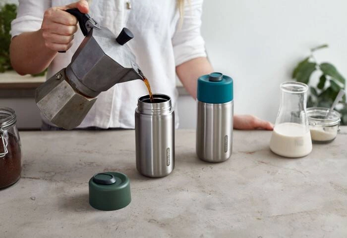 Black + Blum-Kubek termiczny stalowy, morski