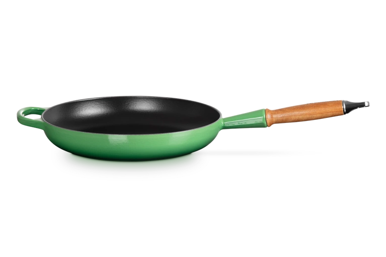 Le Creuset - patelnia żeliwna z drewnianym uchwytem 28 cm Bamboo