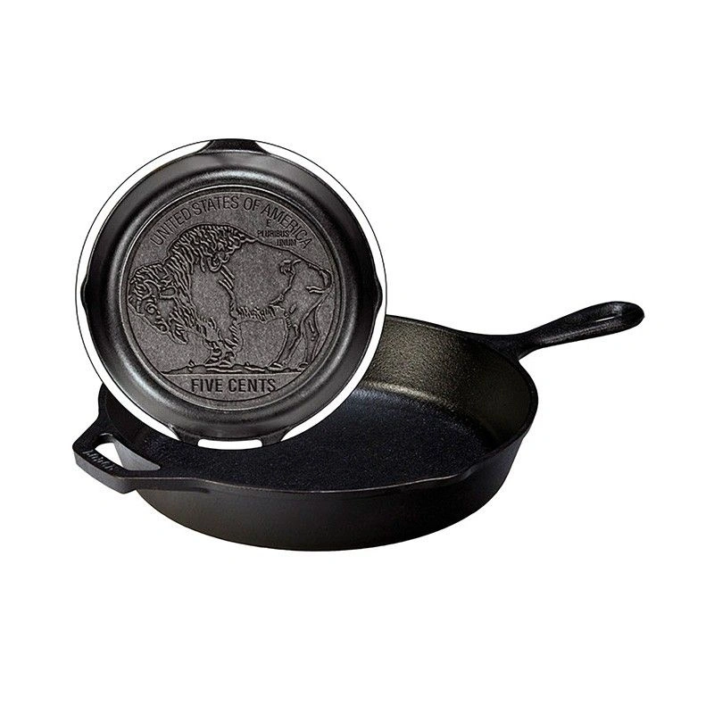 Patelnia żeliwna Lodge Buffalo Nickel 26 cm
