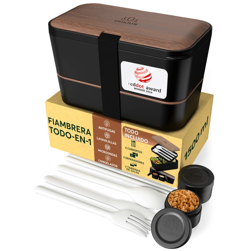 UMAMI - Lunchbox Nestable - Walnut Black - 1500ml