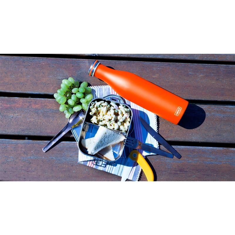 Lurch - butelka termiczna, stalowa, 0,75 l, pomarańczowa