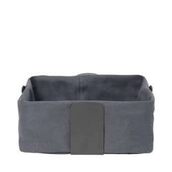 Blomus - KOSZYK NA PIECZYWO Desa 26 cm kwadratowy szary