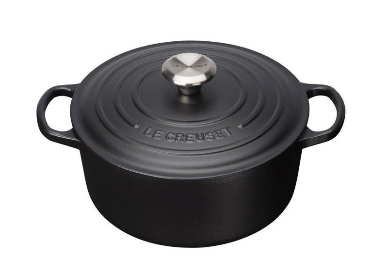 Le Creuset - brytfanna żeliwna emaliowana Signature okrągła 28 cm 6,7 l czarna